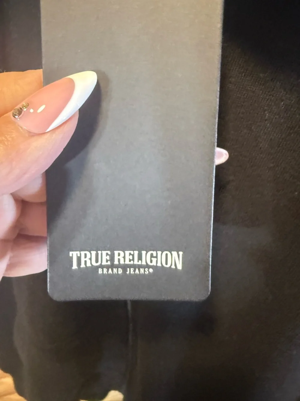 True Religion Buddha Zip Hoodie NWT SzL Black Graphic Logo Streetwear